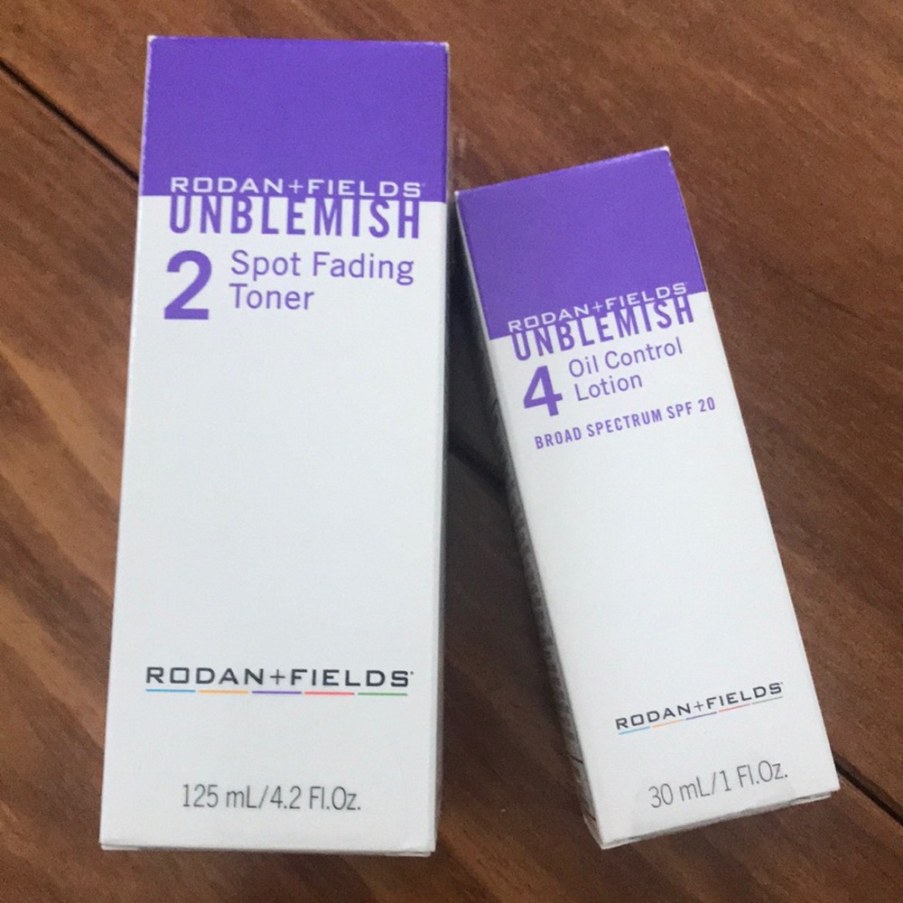 Rodan & Fields Unblemish Step 2 & 4